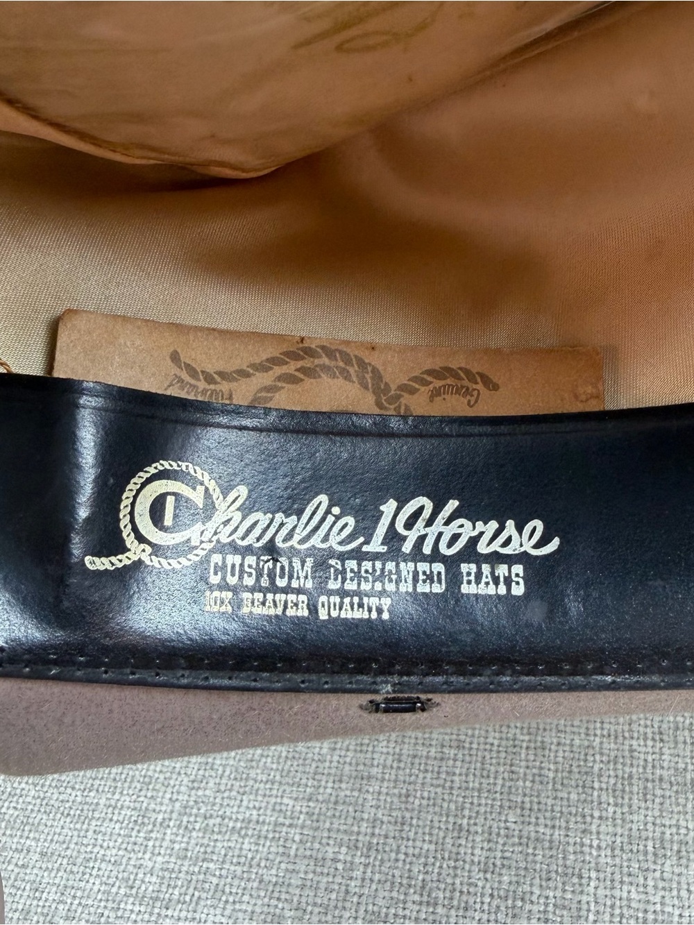 Charlie 1 Horse Men’s Cowboy Western Rodeo Tan Suede Raccoon Silver Concho 7 3/8 - Picture 8 of 15